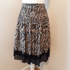 Talbots Petites Silk Skirt Size 6